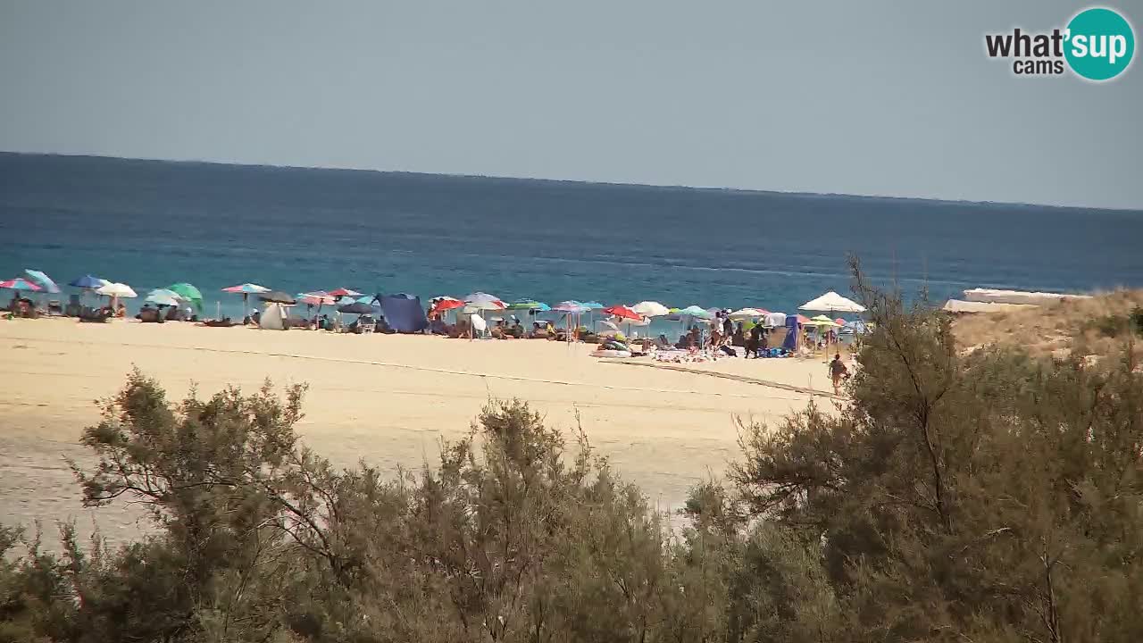 Webcam Chia – Vista en directo de la playa Su Giudeu