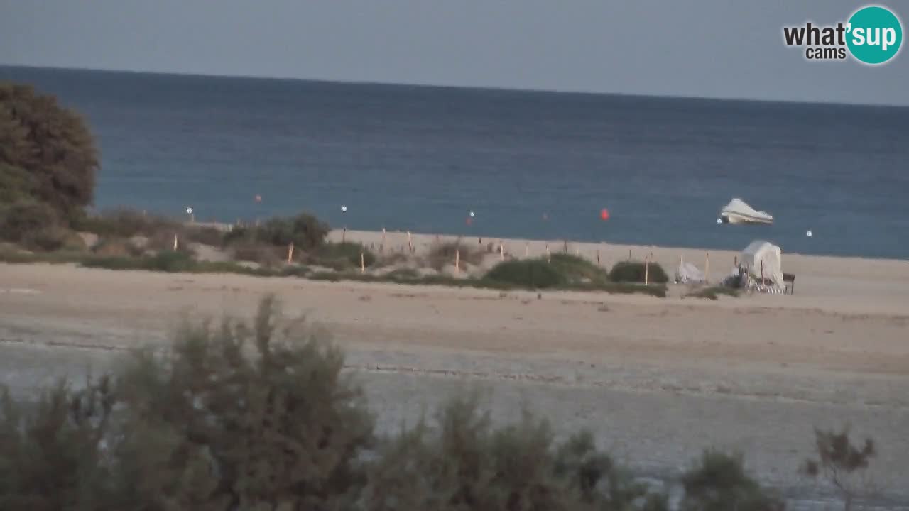 Webcam Chia – Liveblick auf den Strand Su Giudeu