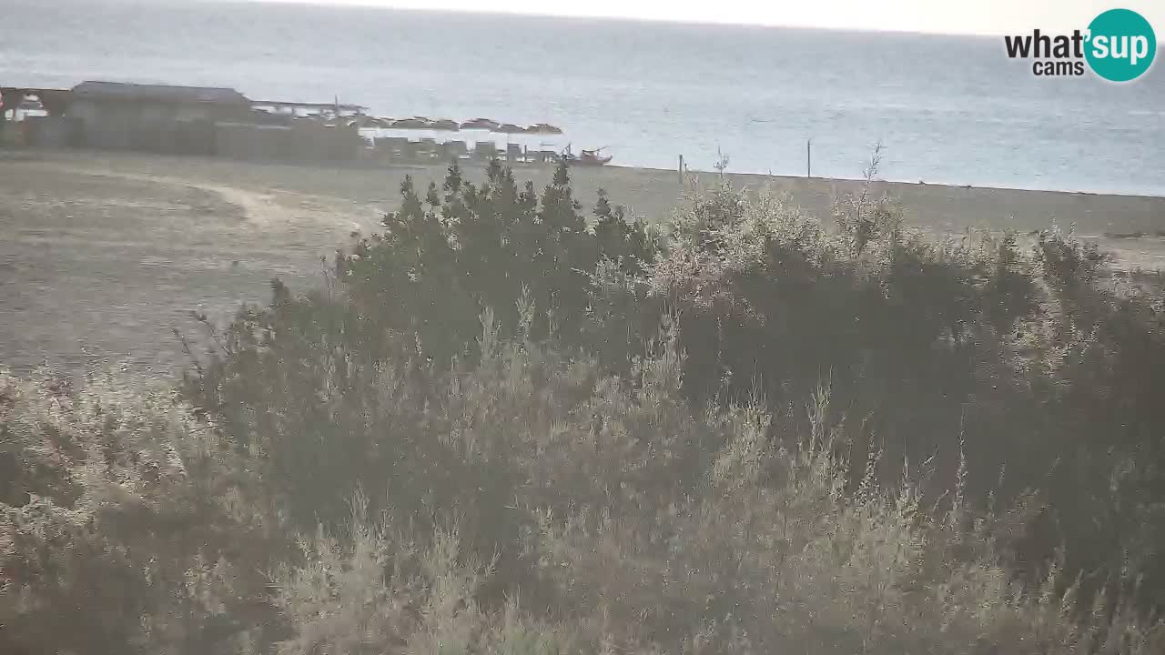 Webcam Chia – Vista en directo de la playa Su Giudeu