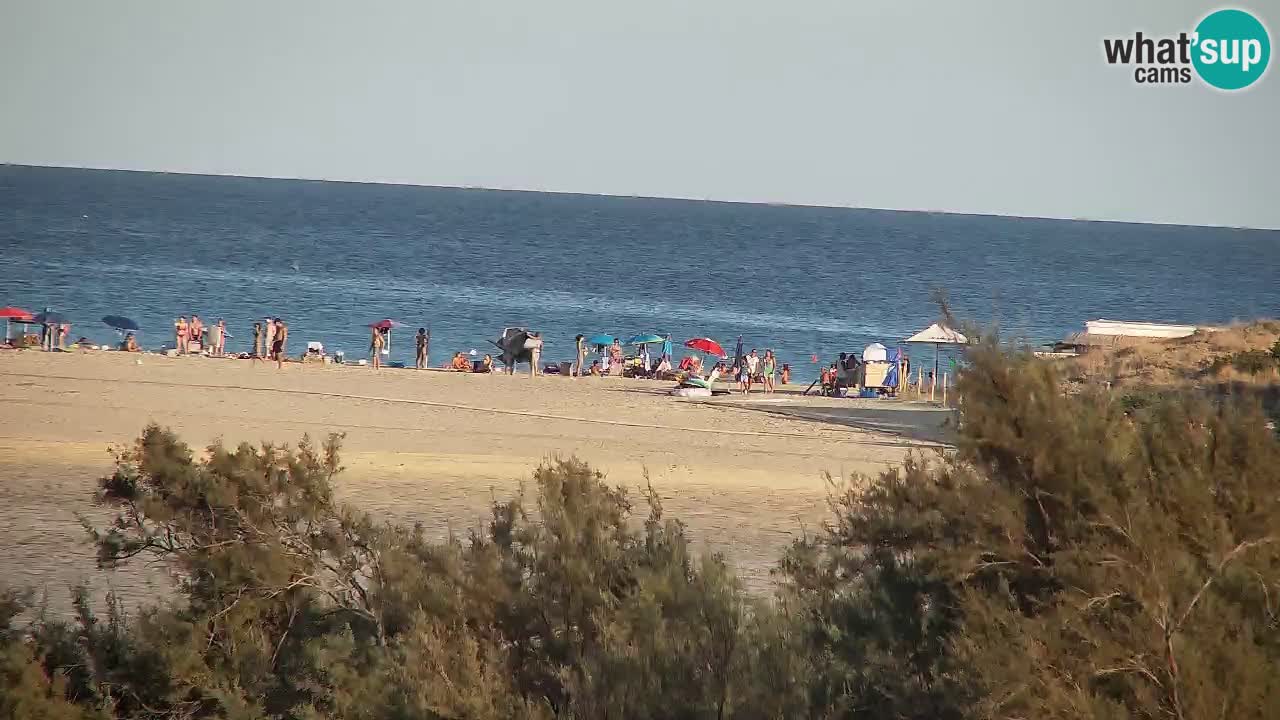 Web kamera Chia – Pogled uživo na plažu Su Giudeu