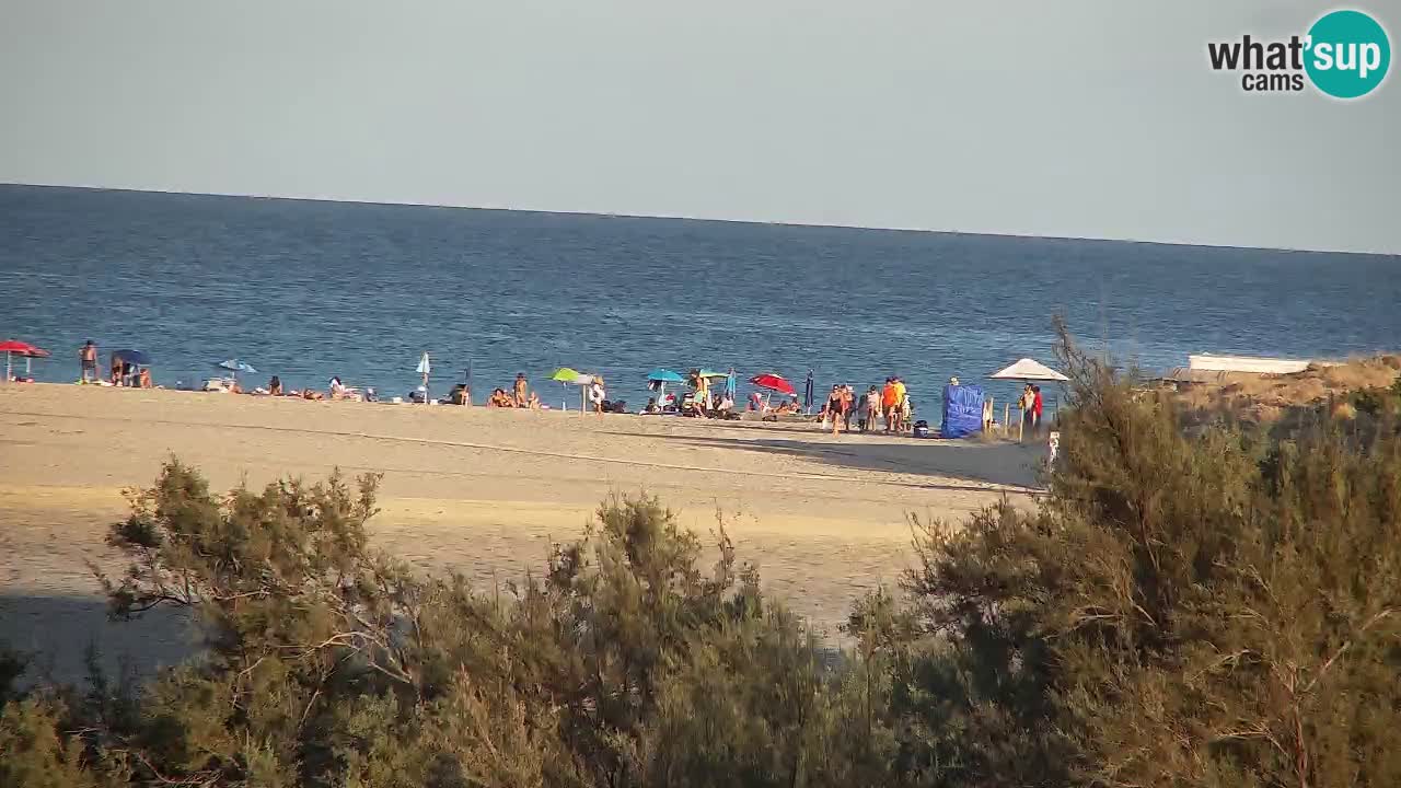 Webcam Chia – Vista en directo de la playa Su Giudeu