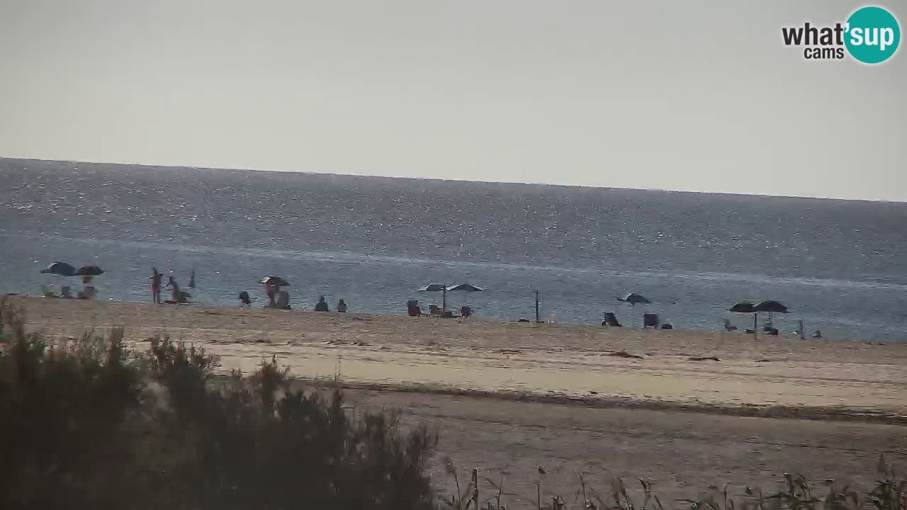Webcam Chia – Vista en directo de la playa Su Giudeu