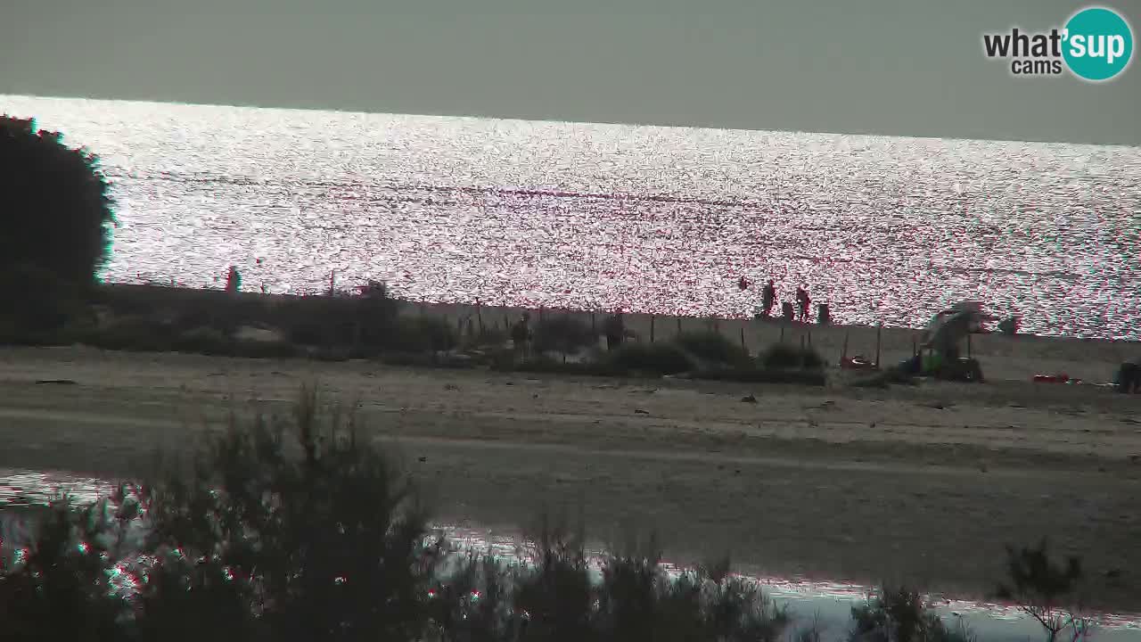 Webcam Chia – Vista en directo de la playa Su Giudeu