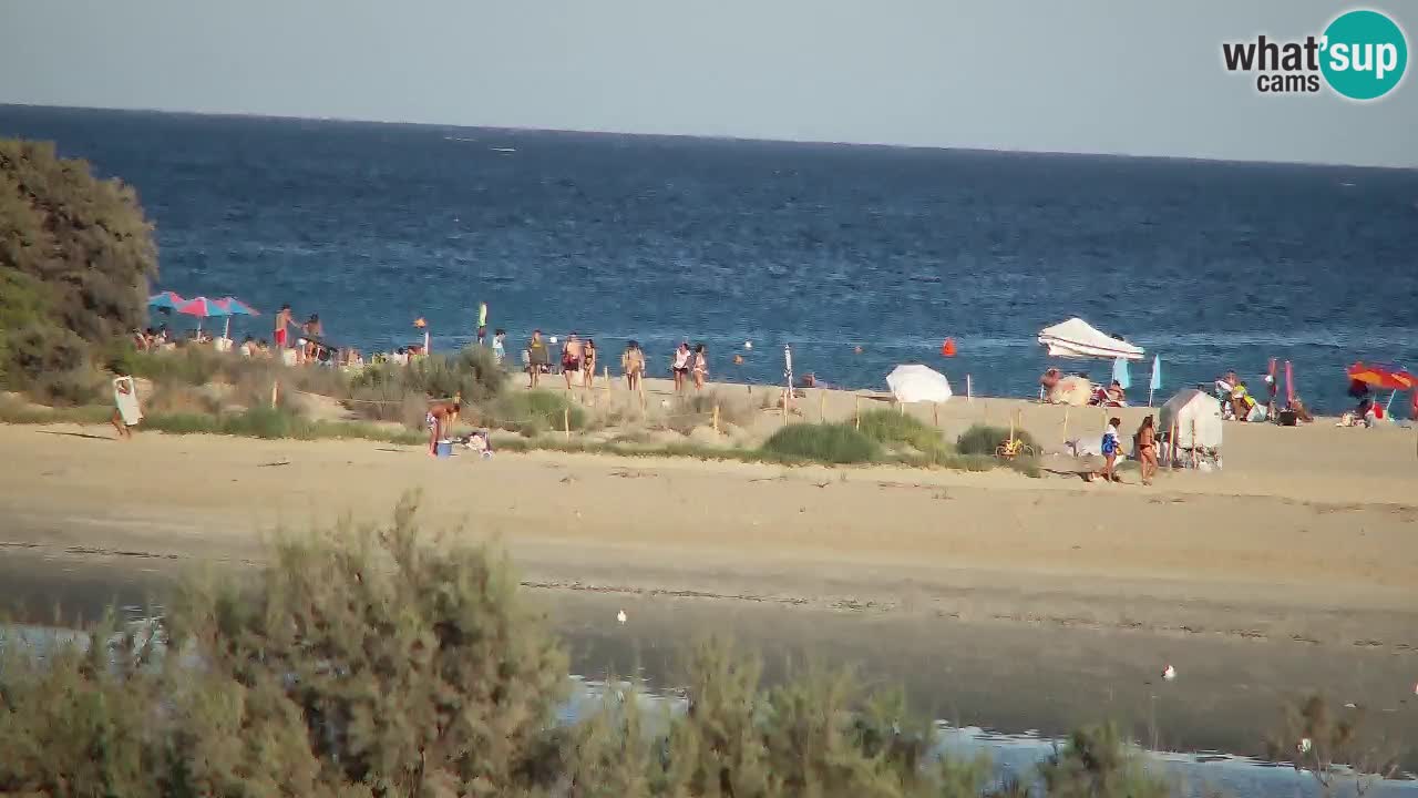 Web kamera Chia – Pogled uživo na plažu Su Giudeu