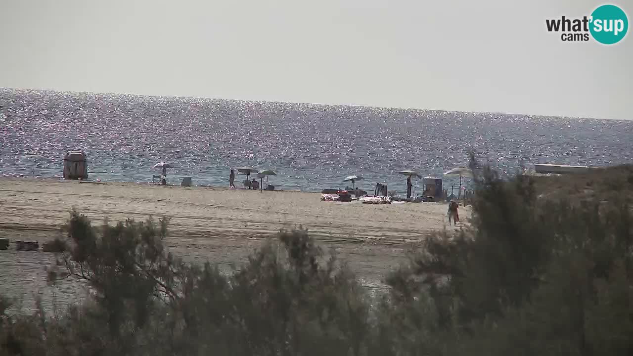 Webcam Chia – Vista en directo de la playa Su Giudeu