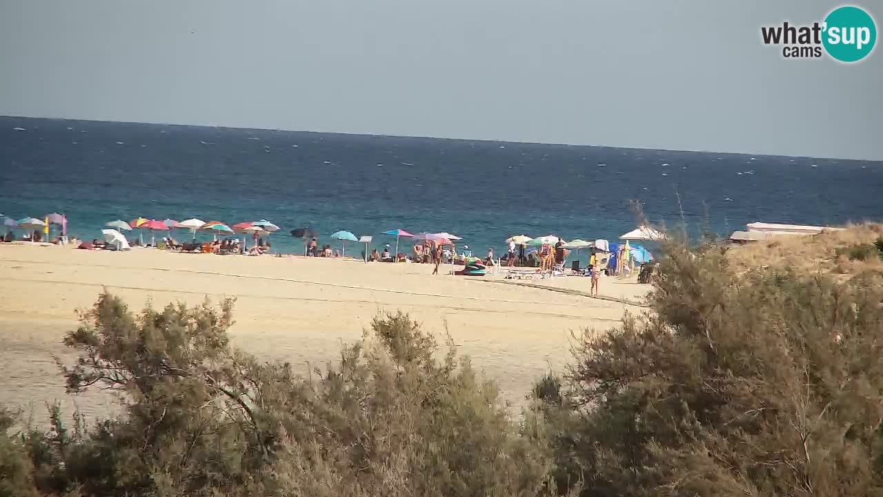 Webcam Chia – Vista en directo de la playa Su Giudeu