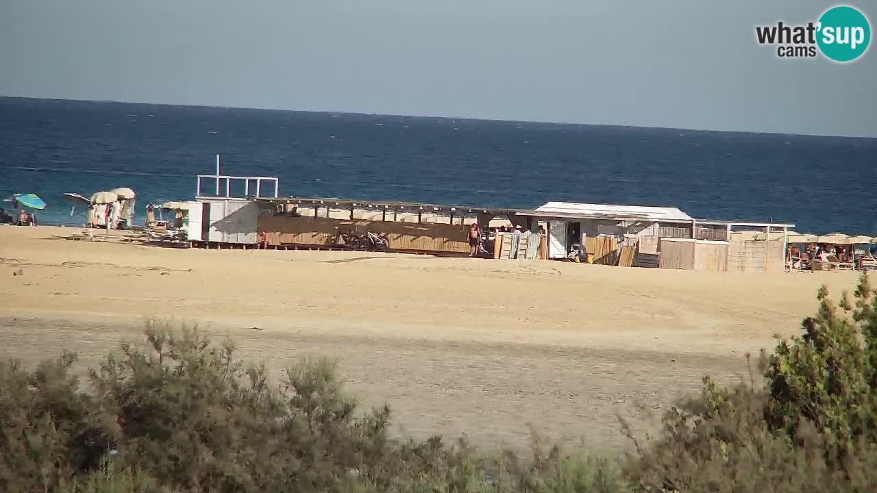 Web kamera Chia – Pogled uživo na plažu Su Giudeu