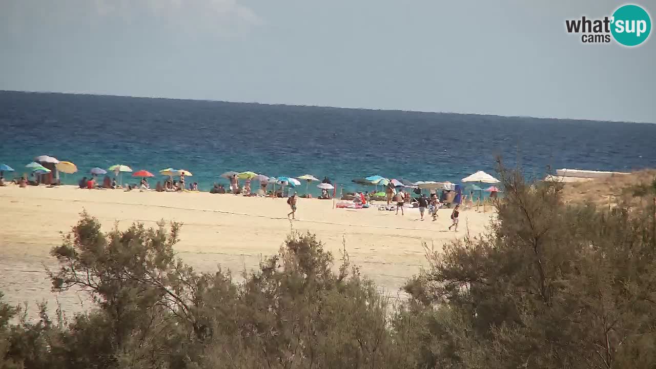 Webcam Chia – Vue en direct de la plage Su Giudeu