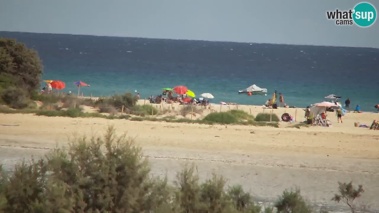 Webcam Chia – Spiaggia Su Giudeu in diretta