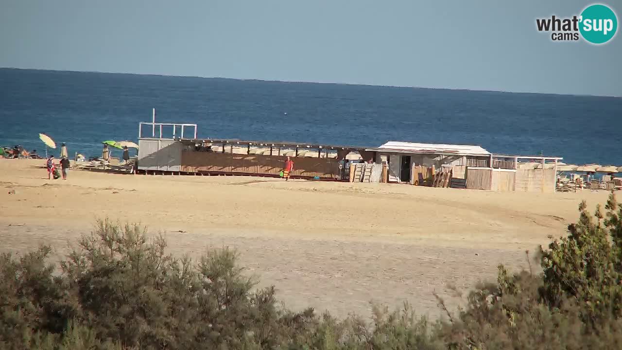 Webcam Chia – Vista en directo de la playa Su Giudeu