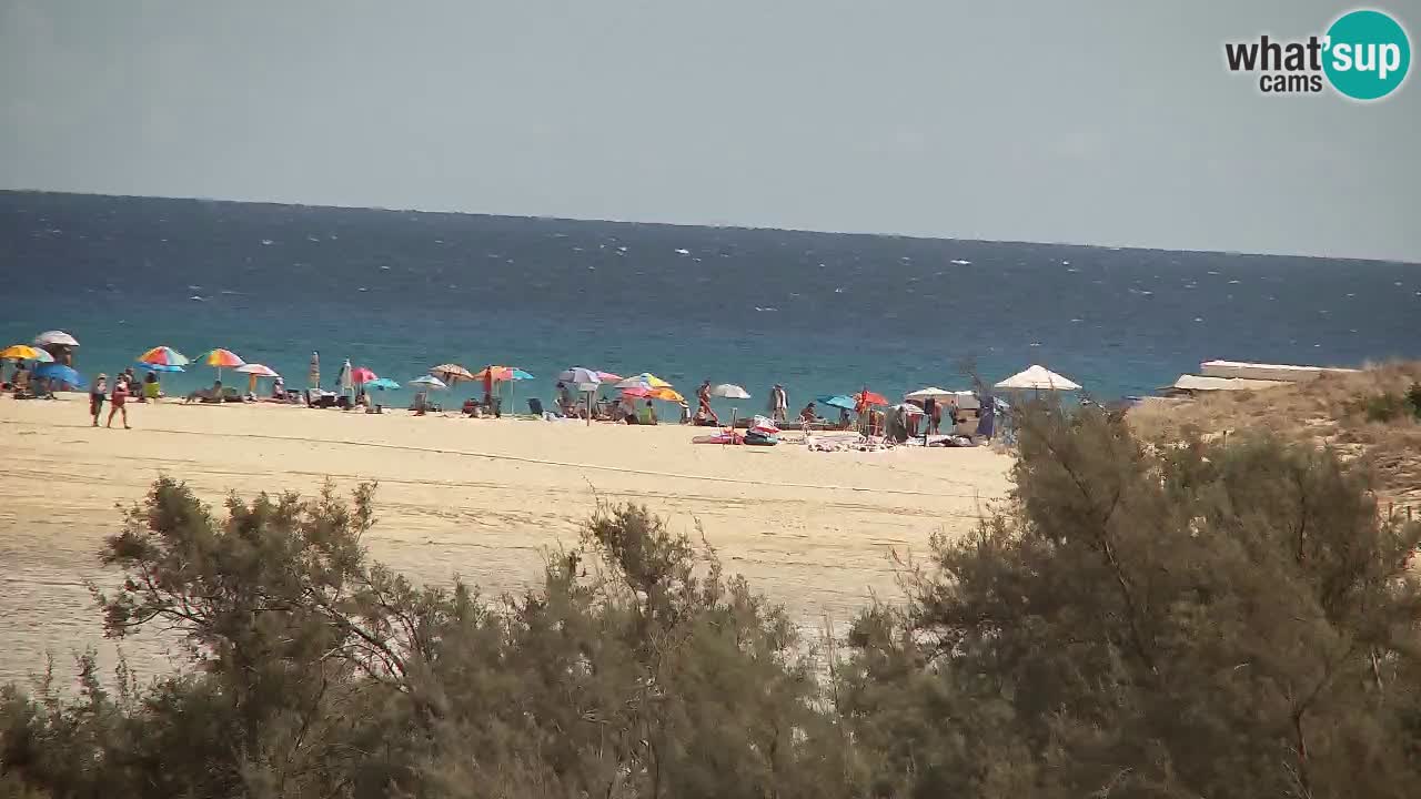 Webcam Chia – Spiaggia Su Giudeu in diretta