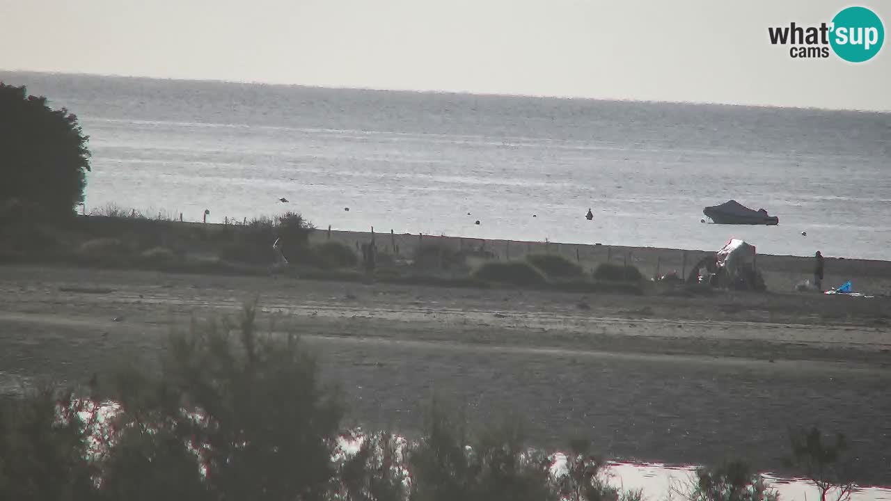Webcam Chia – Vista en directo de la playa Su Giudeu