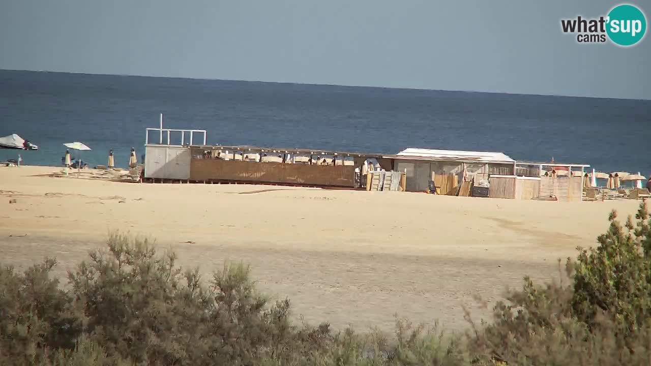 Webcam Chia – Liveblick auf den Strand Su Giudeu