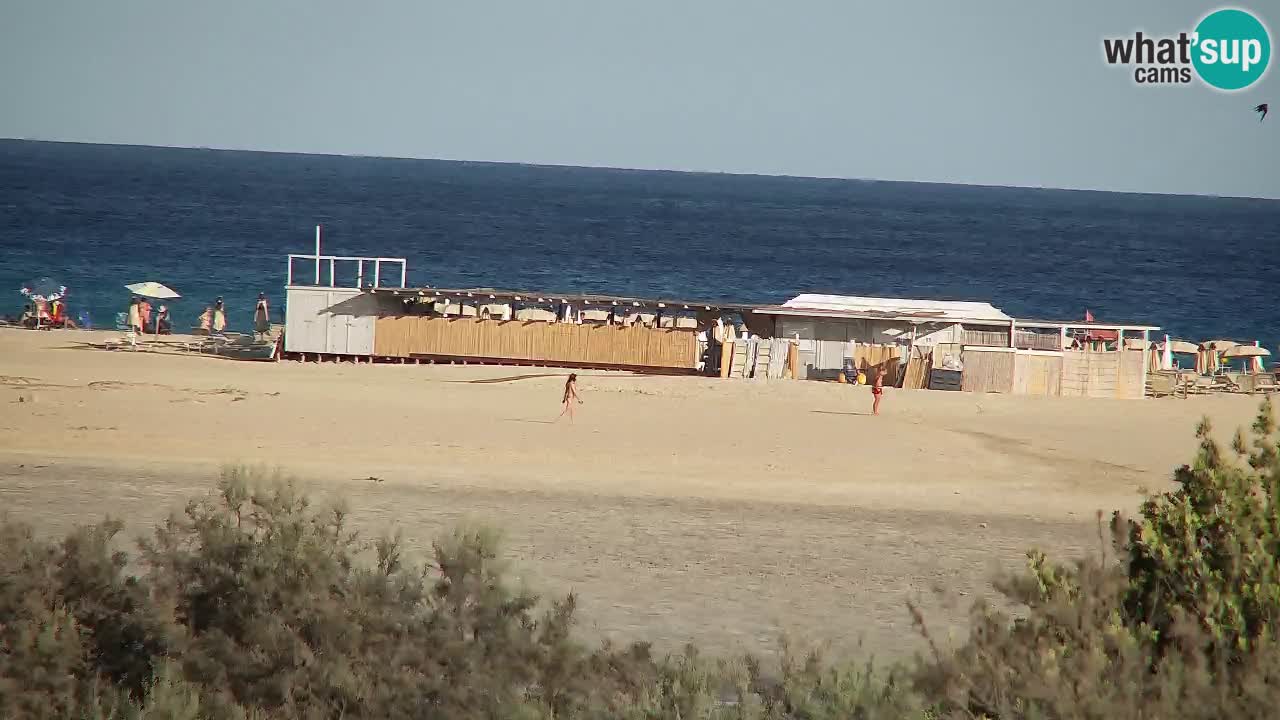 Webcam Chia – Spiaggia Su Giudeu in diretta