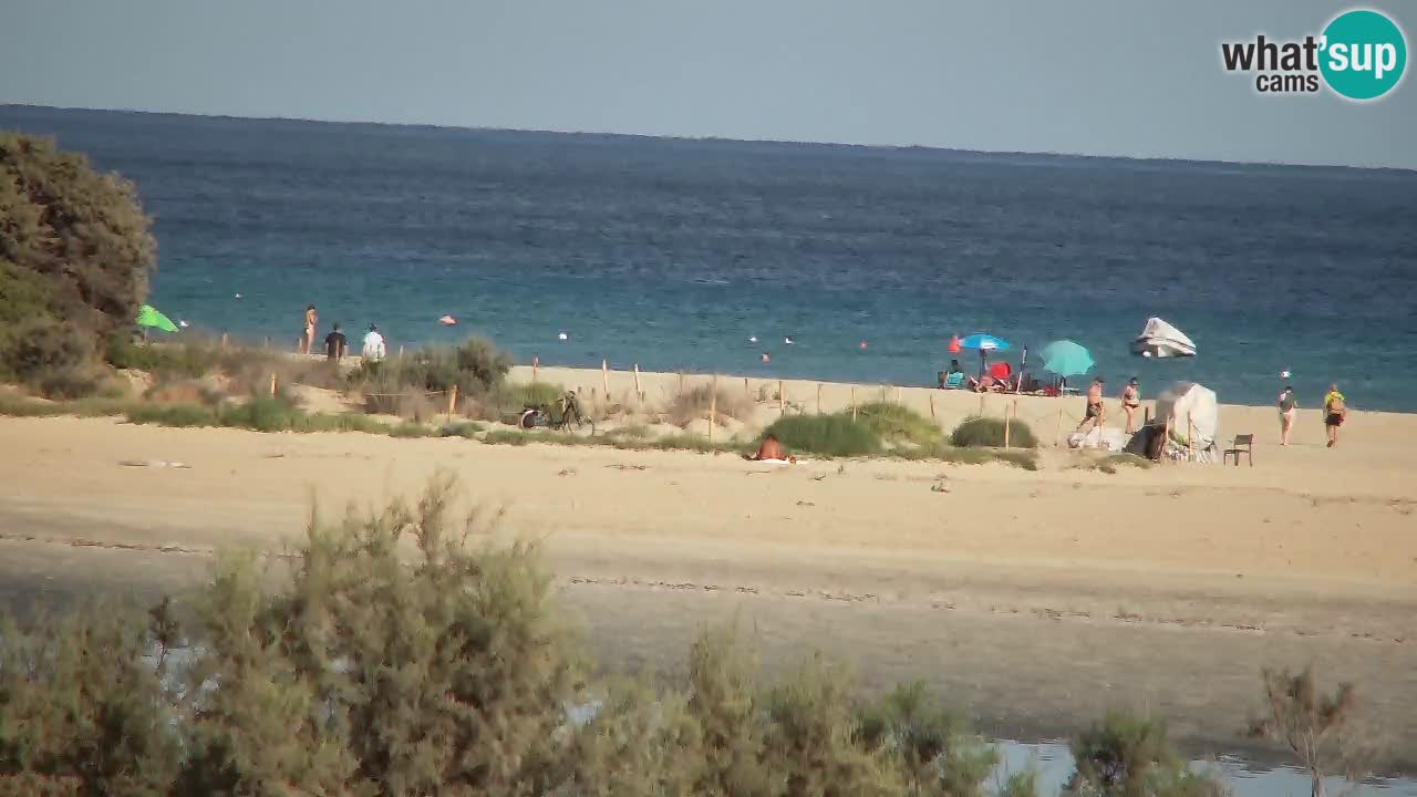 Webcam Chia – Spiaggia Su Giudeu in diretta