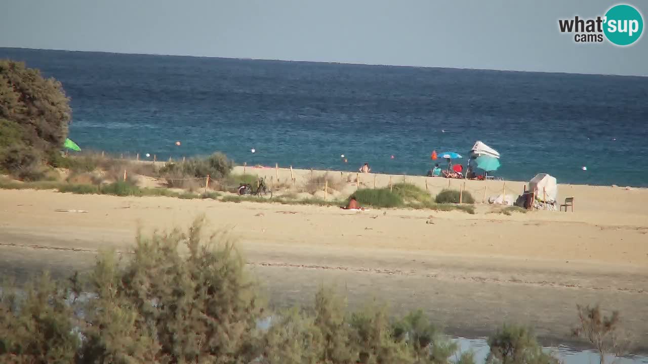 Webcam Chia – Spiaggia Su Giudeu in diretta
