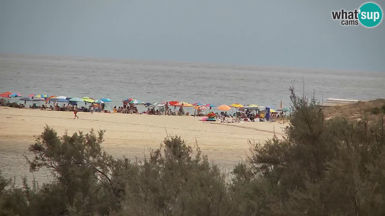 Webcam Chia – Vue en direct de la plage Su Giudeu