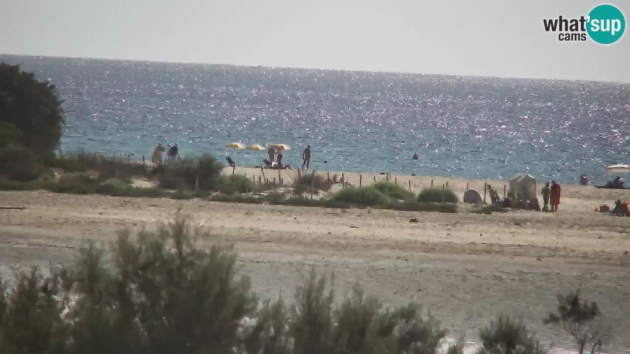 Webcam Chia – Spiaggia Su Giudeu in diretta