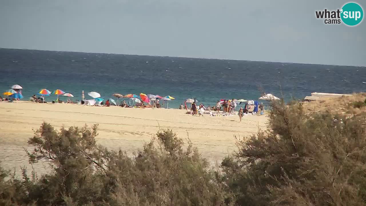 Webcam Chia – Vista en directo de la playa Su Giudeu