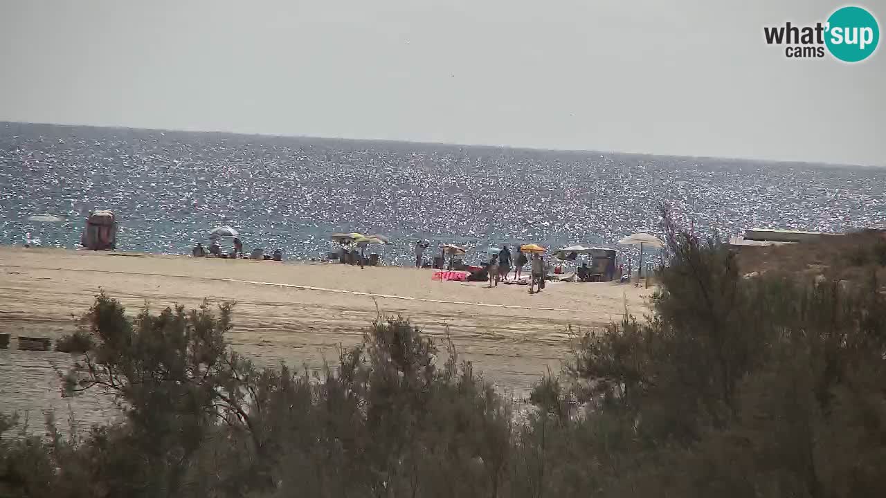 Webcam Chia – Vista en directo de la playa Su Giudeu