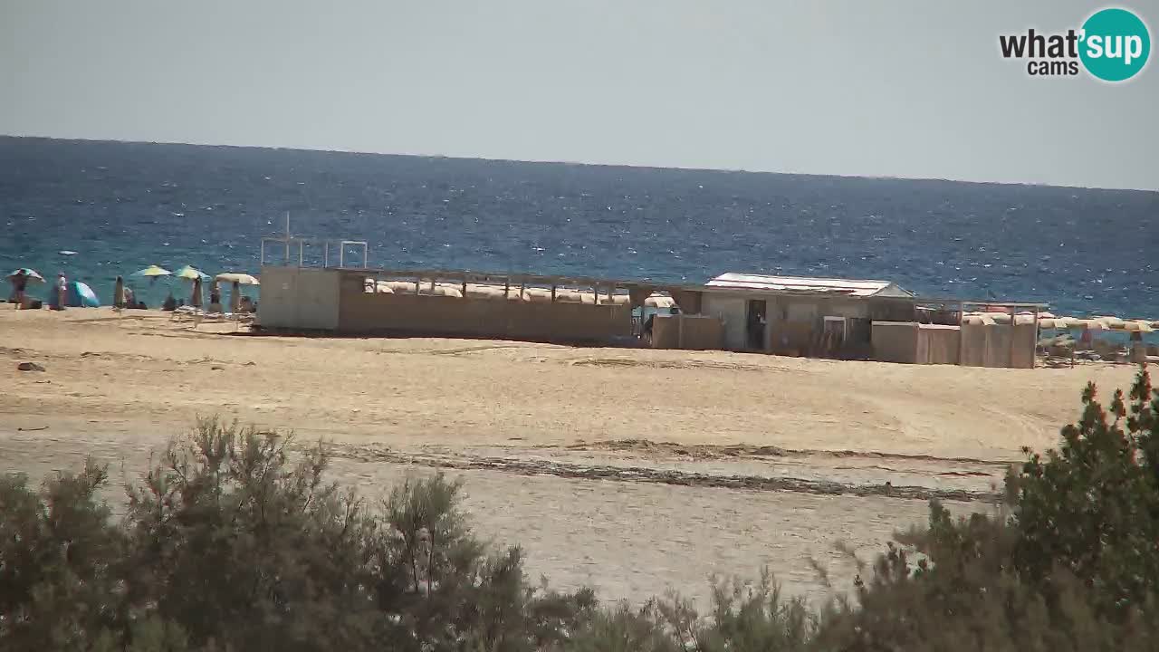 Webcam Chia – Spiaggia Su Giudeu in diretta