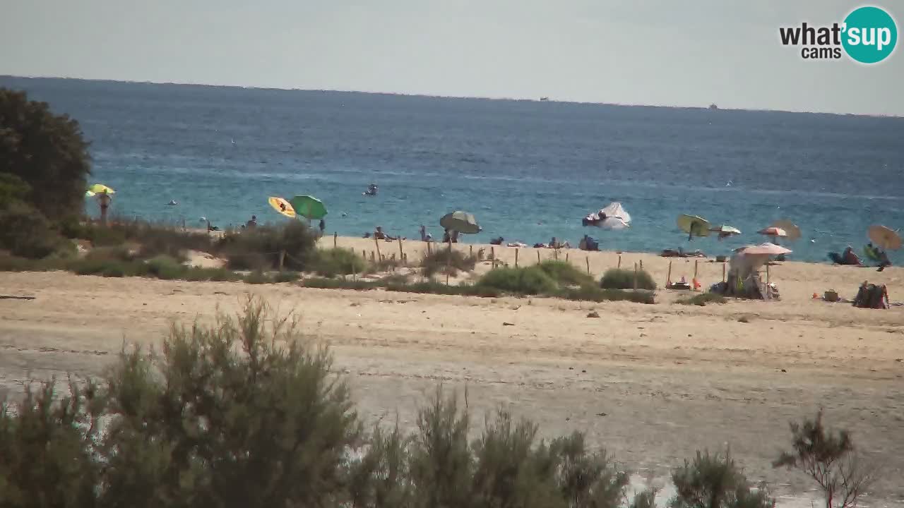 Webcam Chia – Spiaggia Su Giudeu in diretta