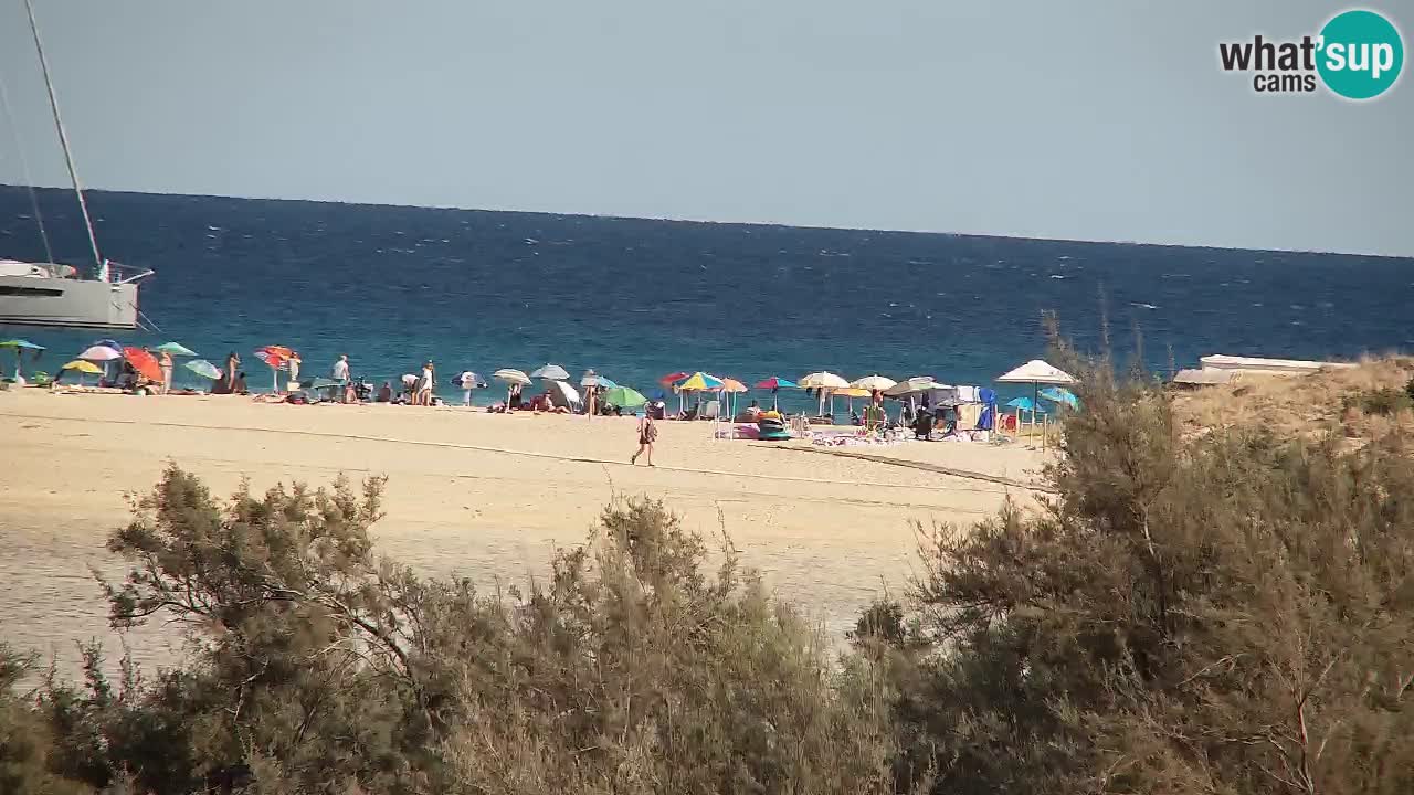 Webcam Chia – Spiaggia Su Giudeu in diretta