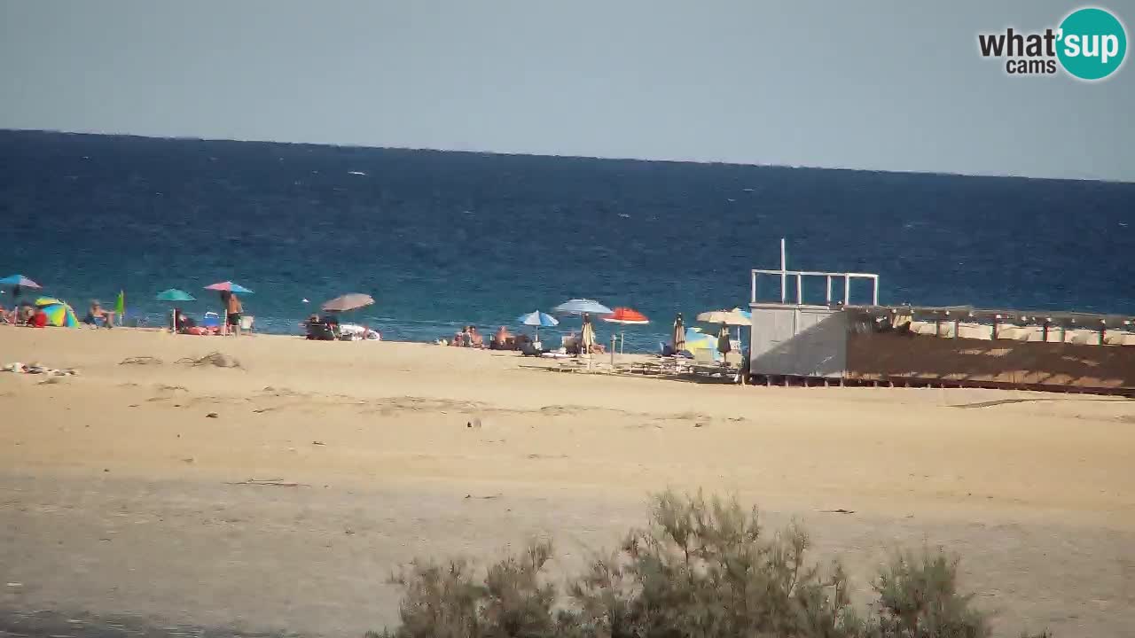 Webcam Chia – Vista en directo de la playa Su Giudeu