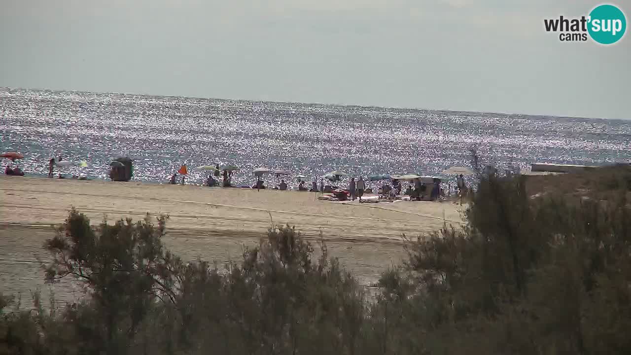 Webcam Chia – Vista en directo de la playa Su Giudeu