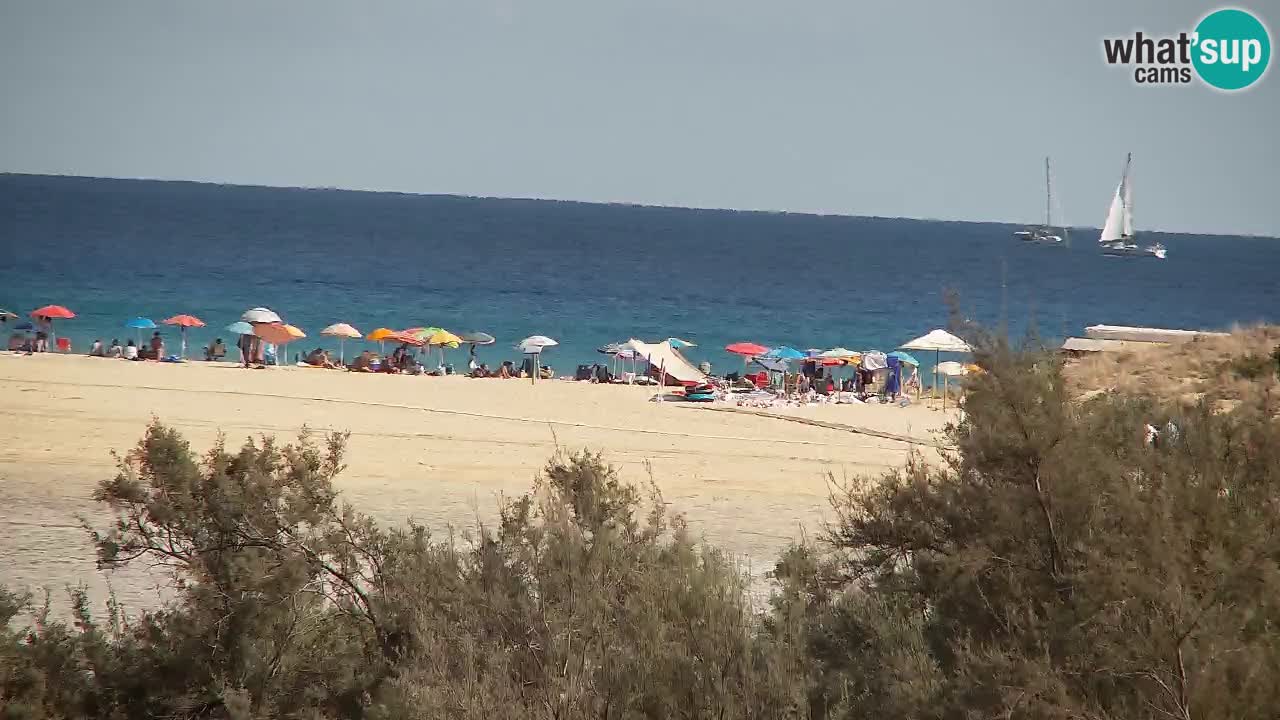 Webcam Chia – Live View of Su Giudeu Beach