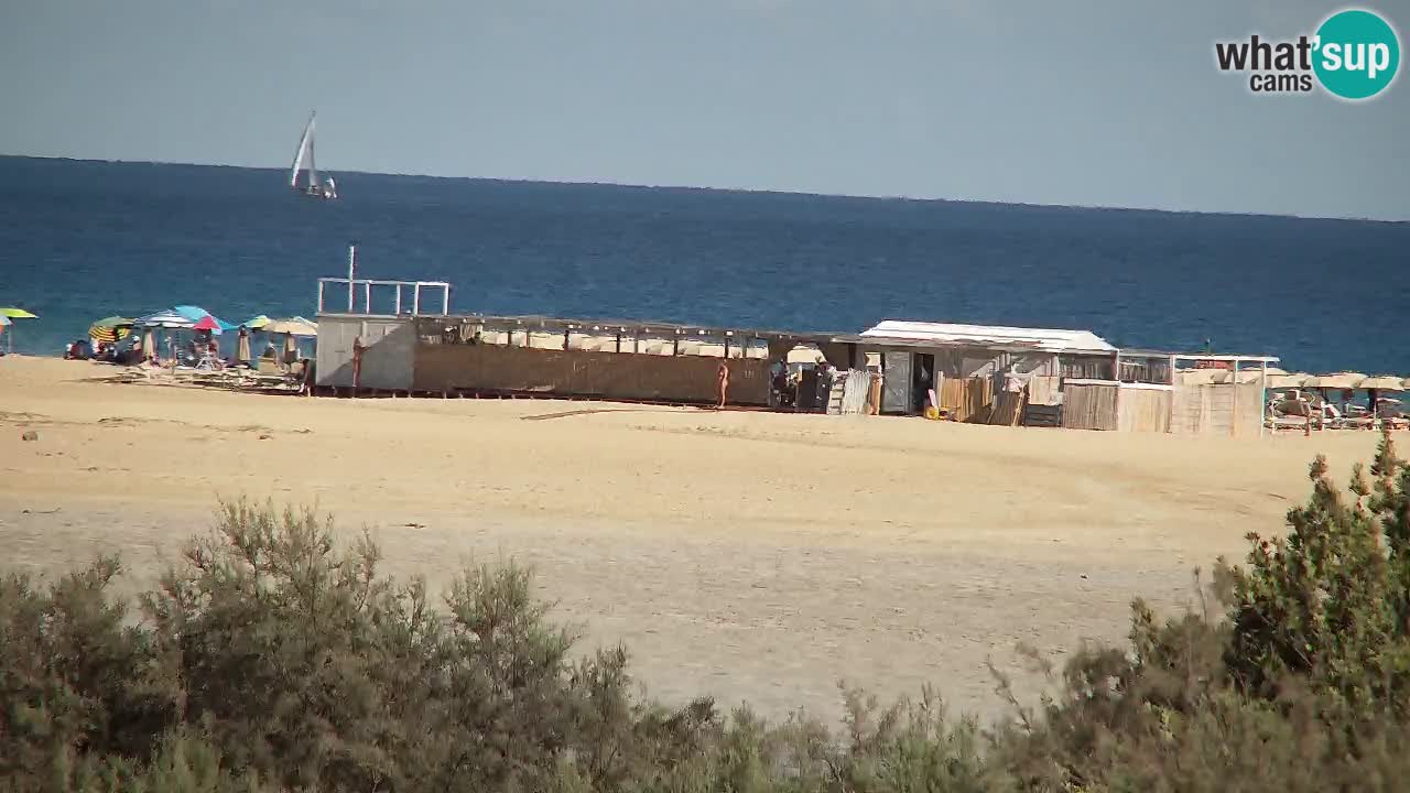 Webcam Chia – Spiaggia Su Giudeu in diretta