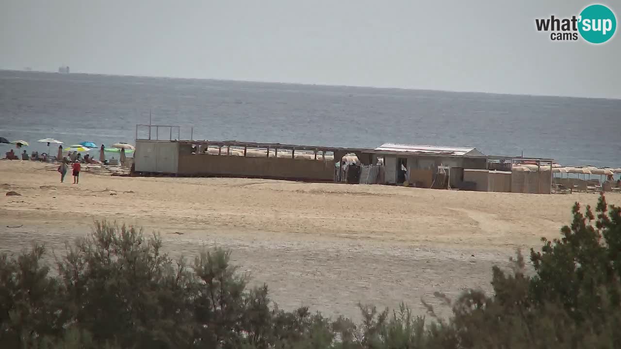 Webcam Chia – Vista en directo de la playa Su Giudeu