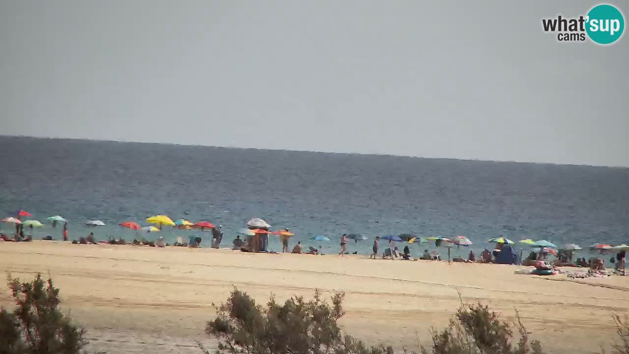 Webcam Chia – Vista en directo de la playa Su Giudeu