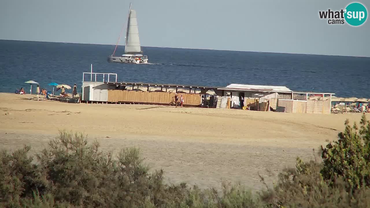 Webcam Chia – Liveblick auf den Strand Su Giudeu