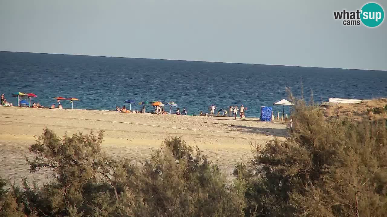 Webcam Chia – Live View of Su Giudeu Beach
