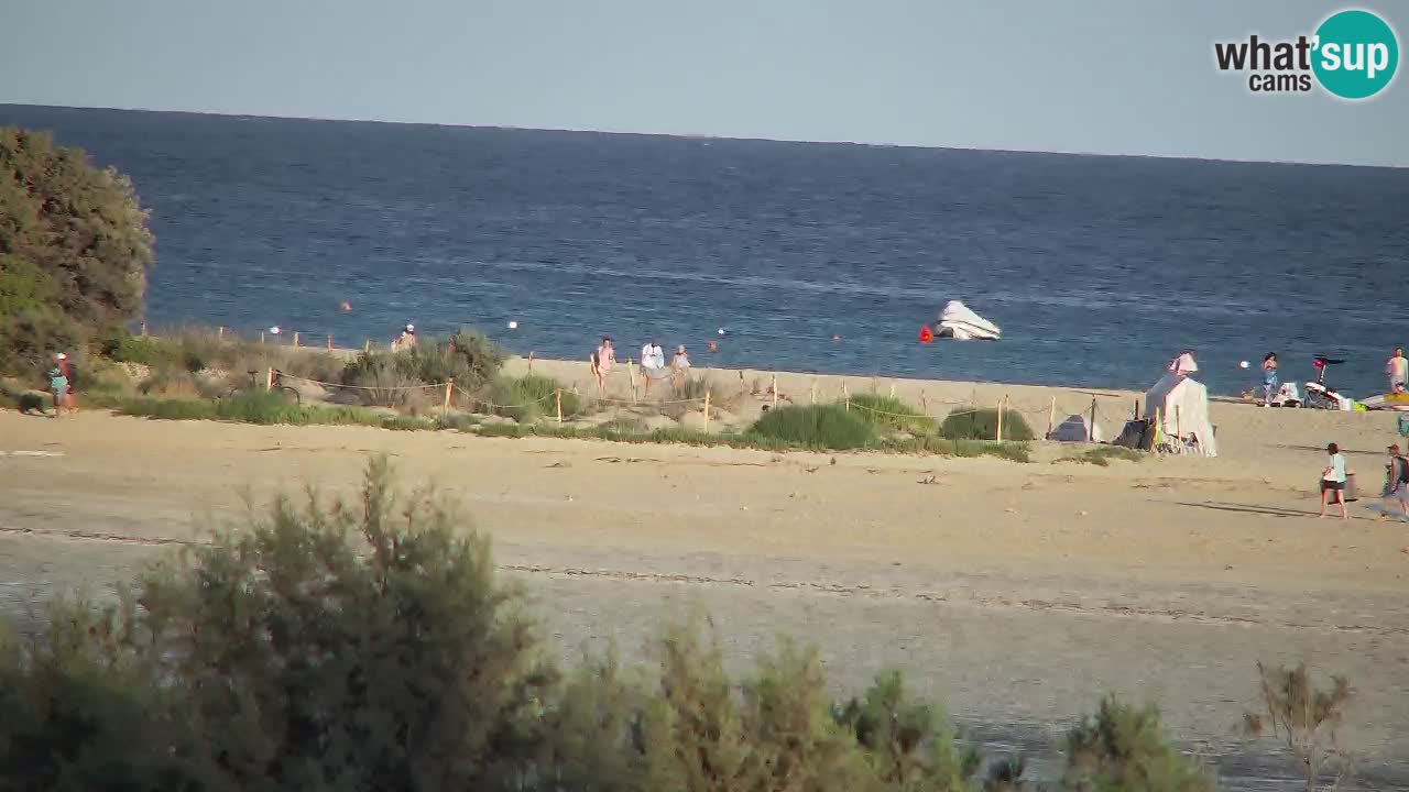 Webcam Chia – Liveblick auf den Strand Su Giudeu