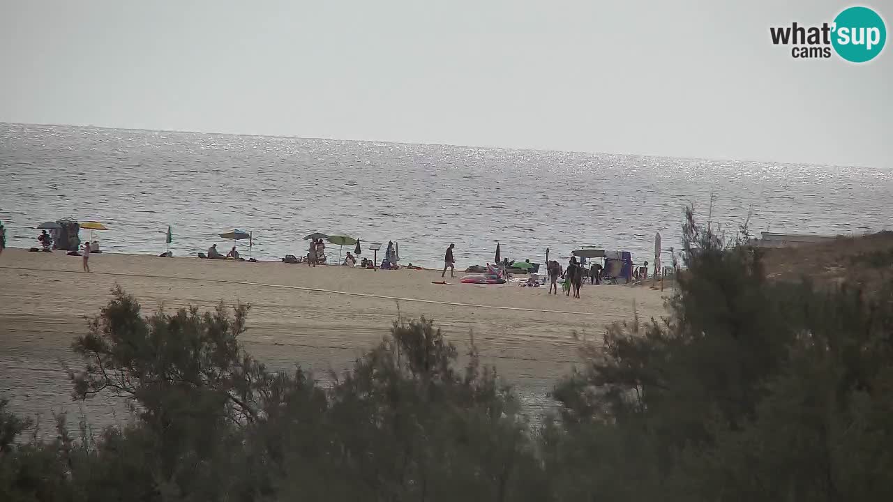 Webcam Chia – Vista en directo de la playa Su Giudeu