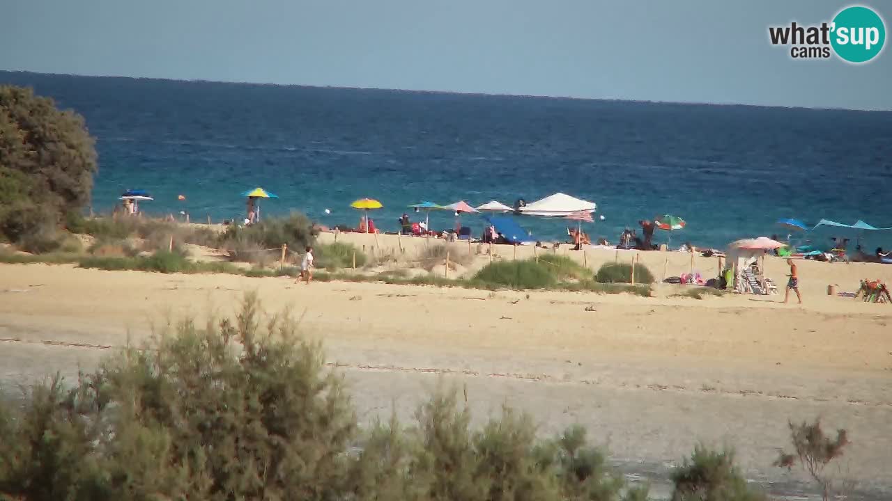 Webcam Chia – Liveblick auf den Strand Su Giudeu