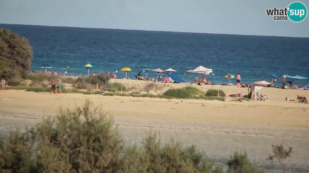 Web kamera Chia – Pogled uživo na plažu Su Giudeu