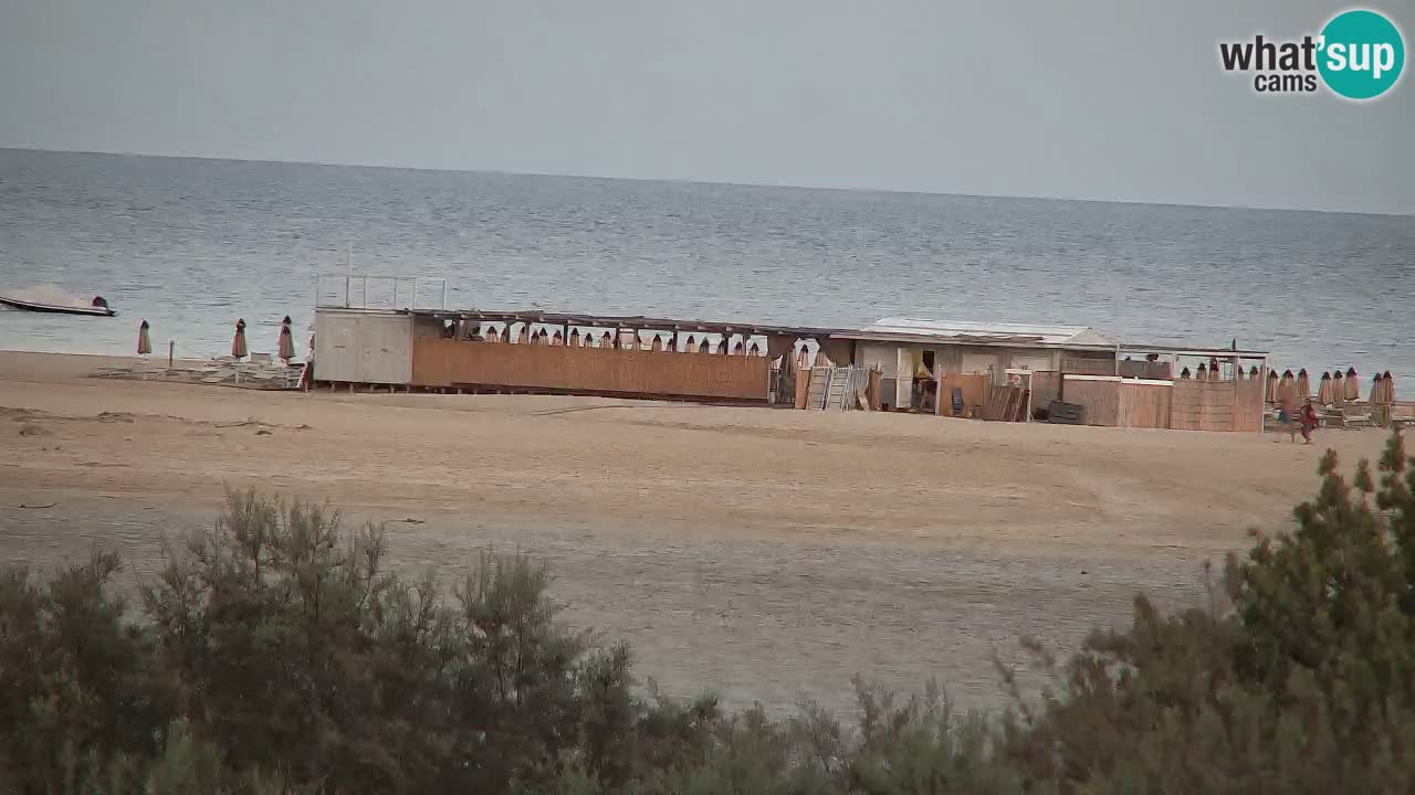 Webcam Chia – Vue en direct de la plage Su Giudeu