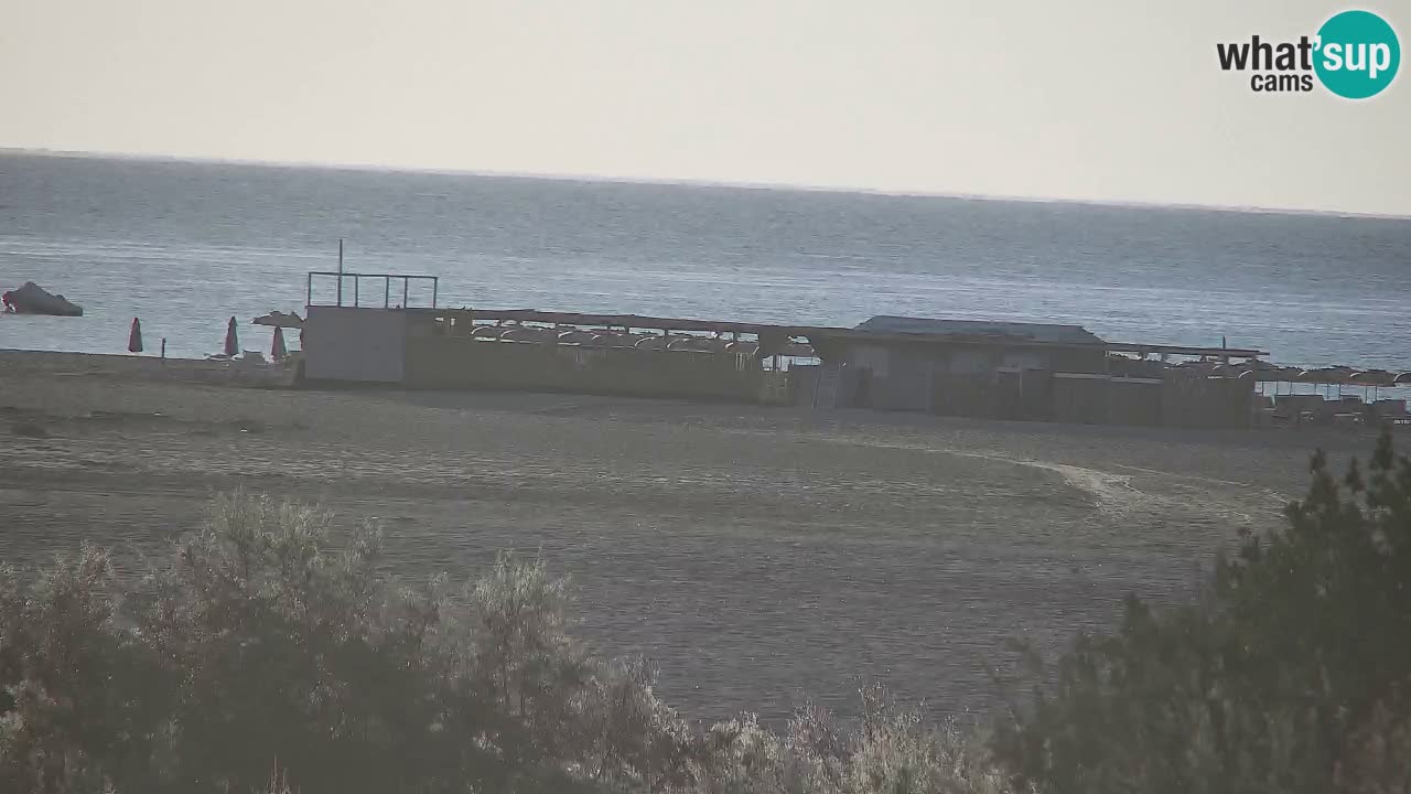Webcam Chia – Vue en direct de la plage Su Giudeu