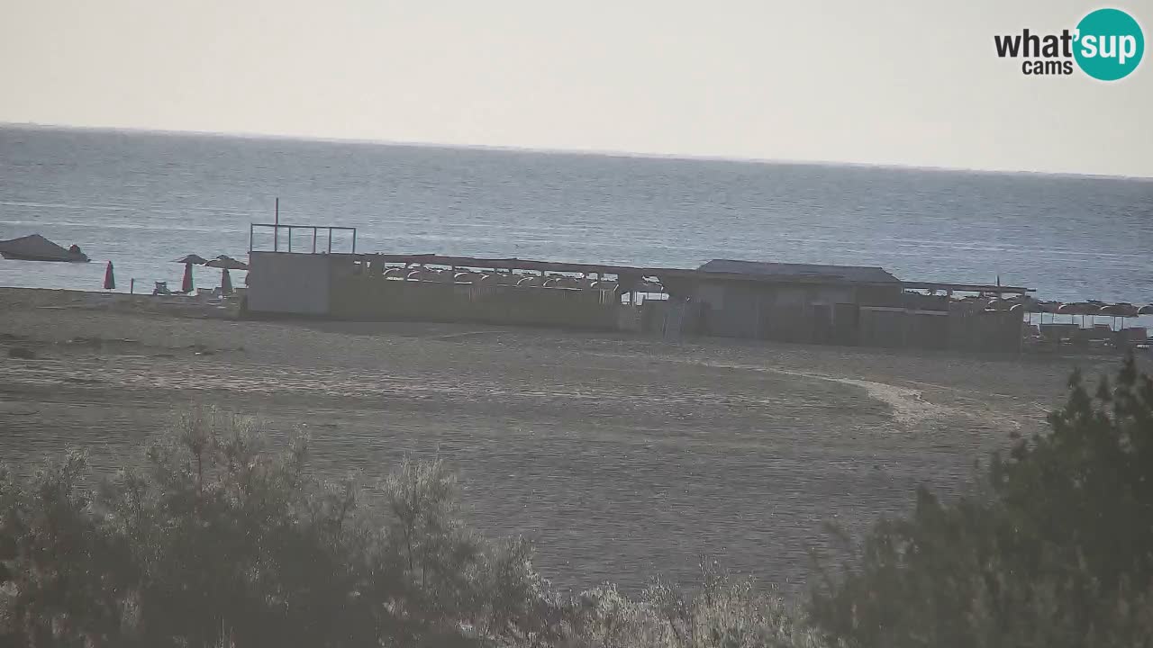 Spletna kamera Chia – Pogled v živo na plažo Su Giudeu