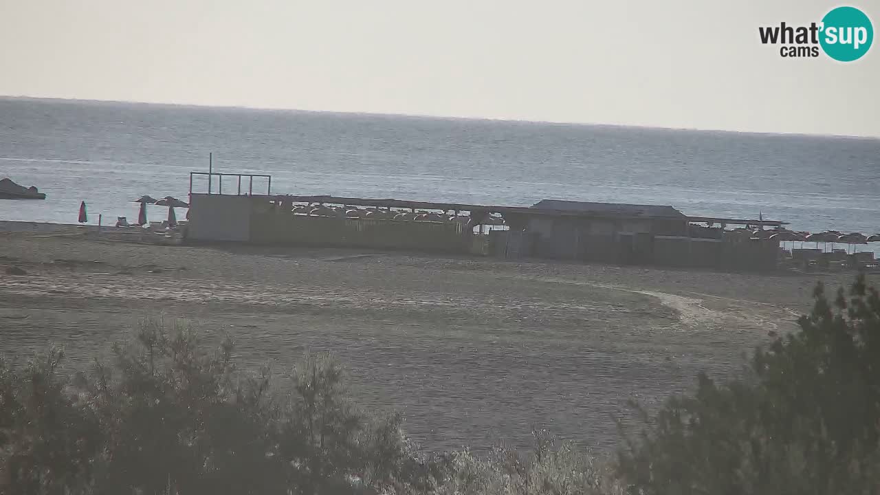 Webcam Chia – Vue en direct de la plage Su Giudeu