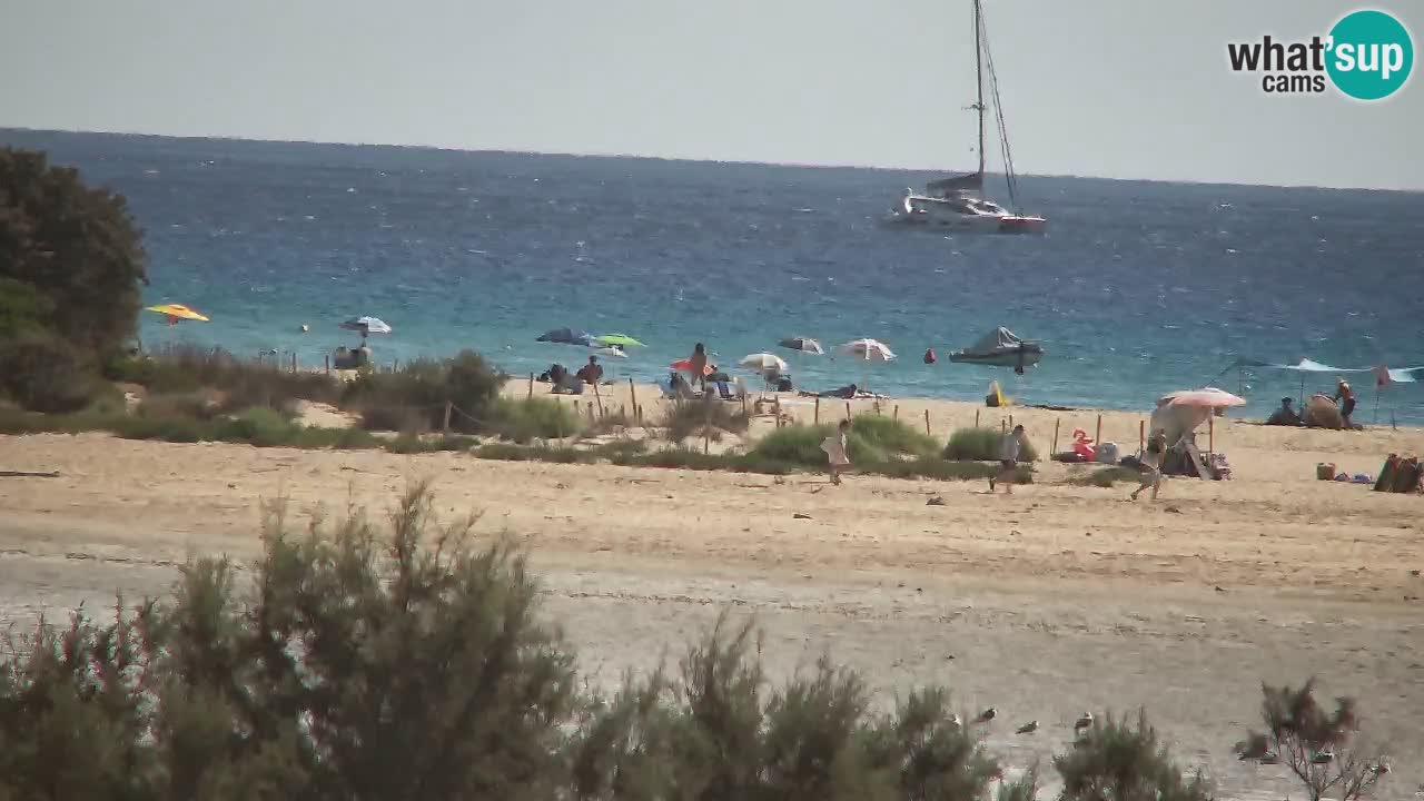 Webcam Chia – Spiaggia Su Giudeu in diretta