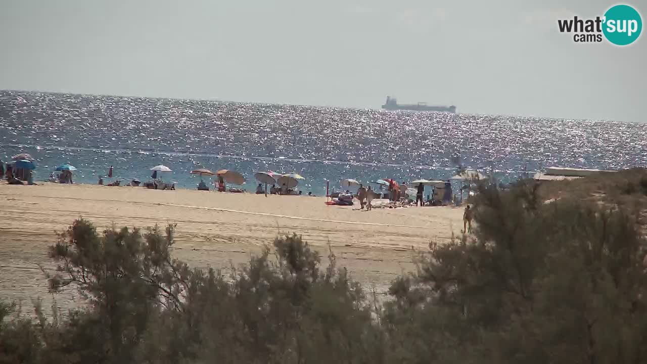 Webcam Chia – Liveblick auf den Strand Su Giudeu