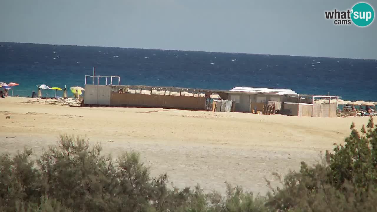 Webcam Chia – Spiaggia Su Giudeu in diretta
