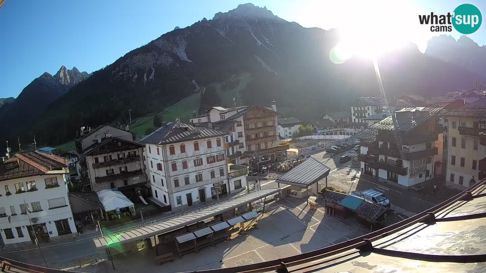 Piazza centrale di Forni di Sopra