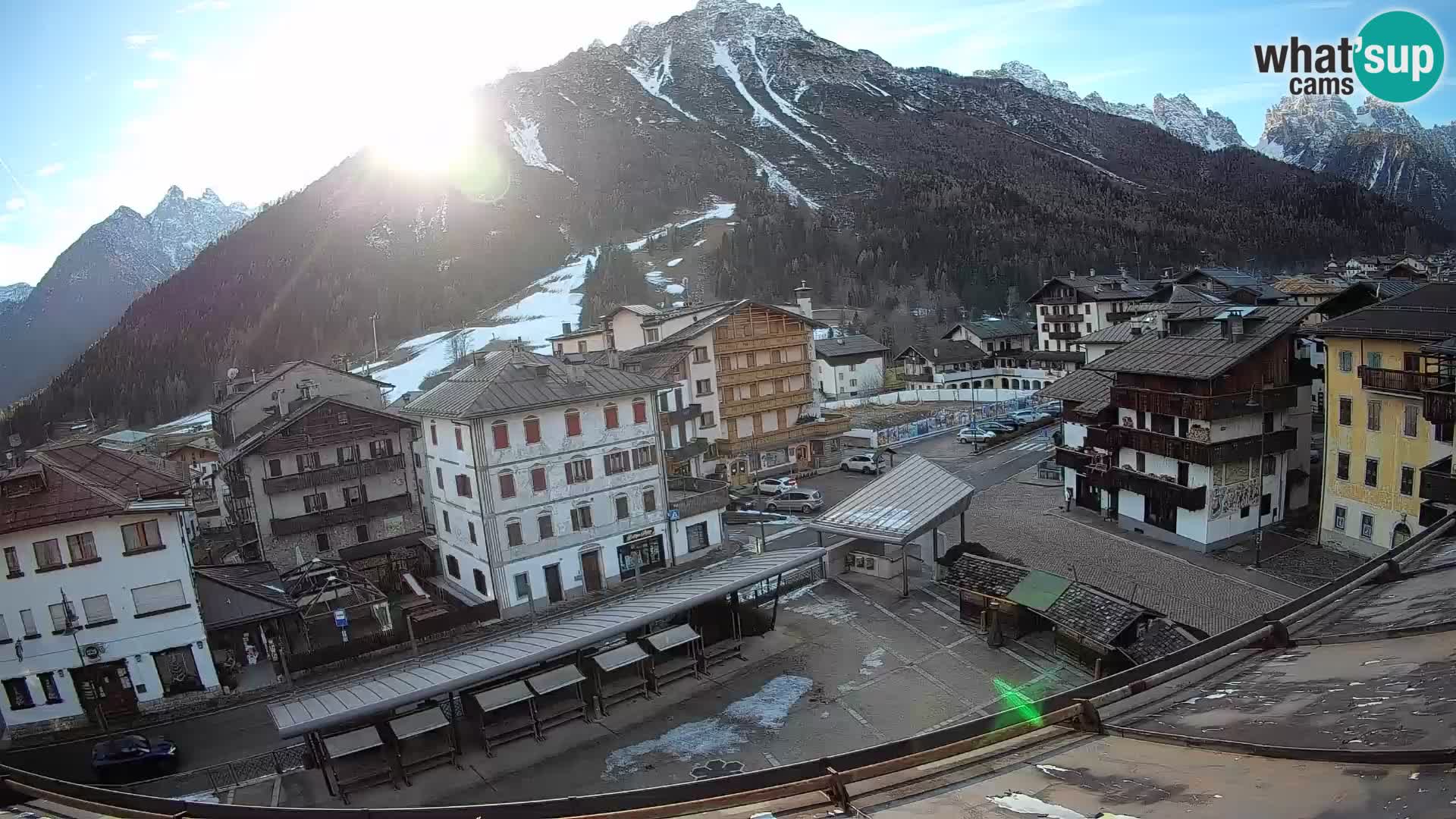 Plaza principal de Forni di Sopra