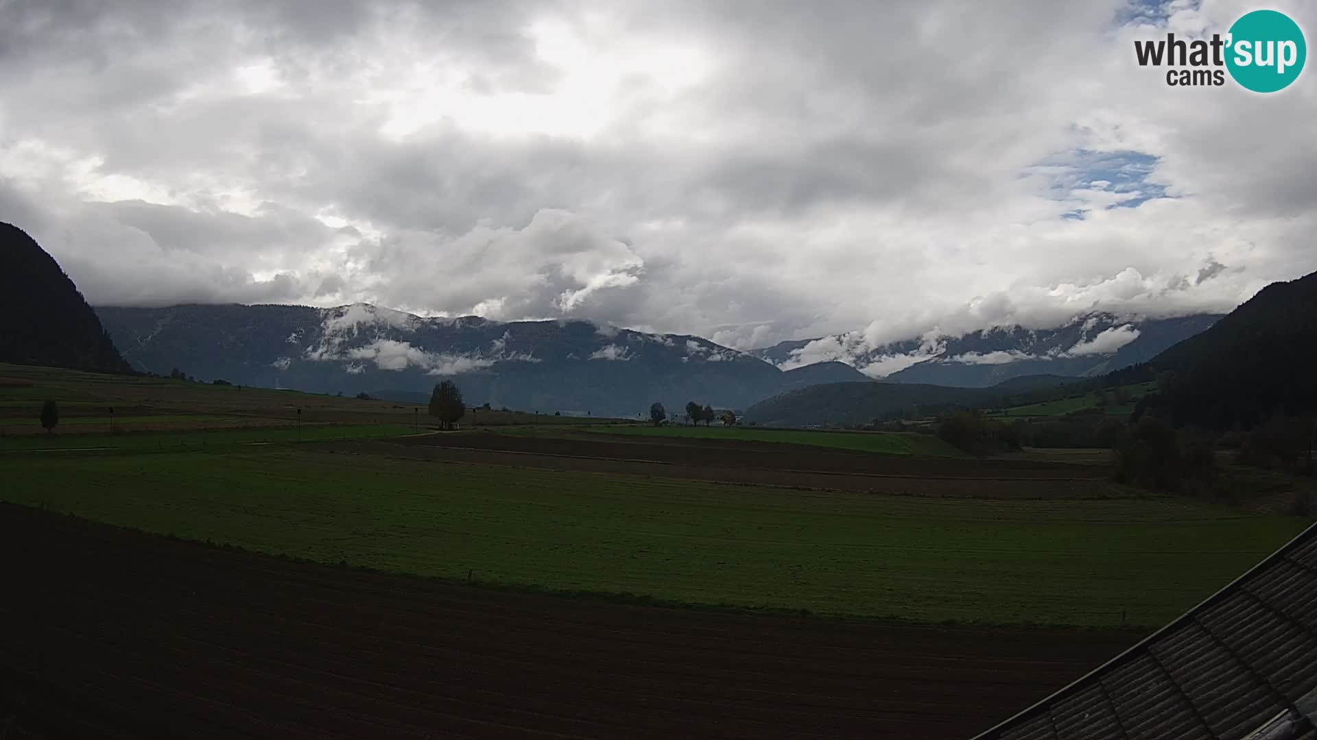 Gais | View from Vintage Farm Winklerhof to Kronplatz and Dolomites