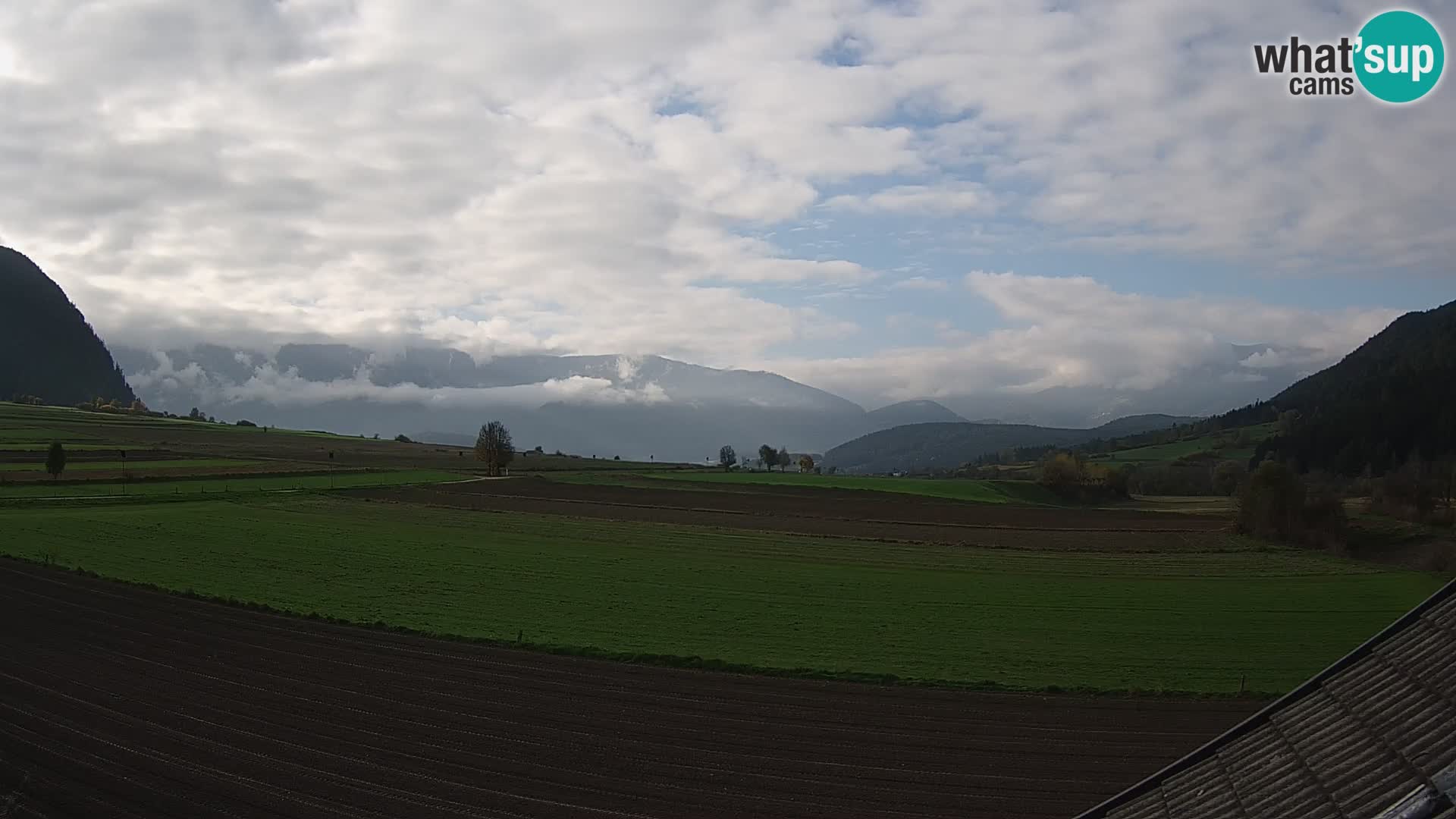 Gais | View from Vintage Farm Winklerhof to Kronplatz and Dolomites